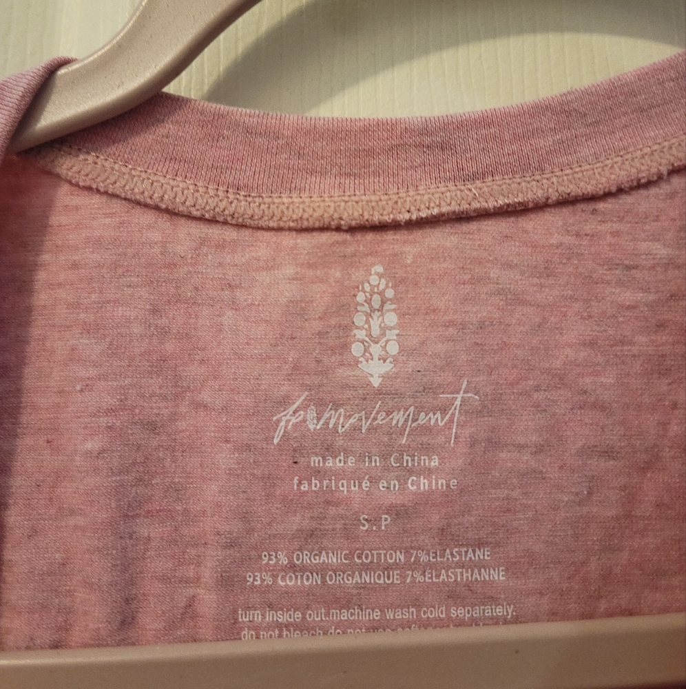 Nwt Free People Fp Movement Twist And Shout Tee, … - image 4